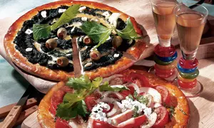 Pizza vegetariană dublă