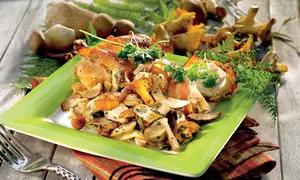 Salată de pui cu ciuperci