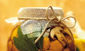 Hribi conservaţi în ulei