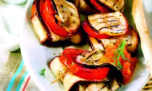 Pacheţele de vinete la grătar