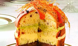 Panetone cu cremă de ciocolată