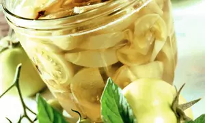 Pătlăgele verzi marinate