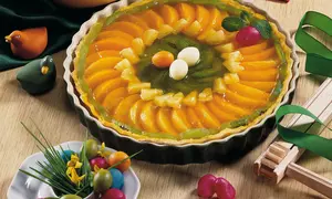 Tartă cu fructe din compot