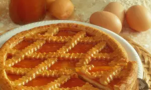 Tartă cu gem de caise