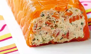 Terină cu somon afumat