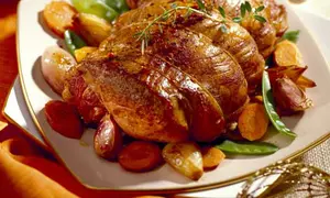 Friptură de porc cu legume