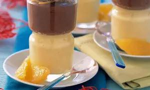 Cremă de portocale şi de cafea