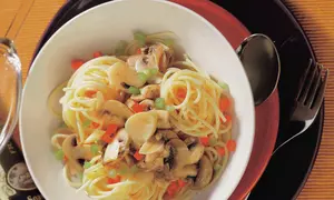 Spaghete cu ciuperci