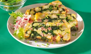 Chec aperitiv cu spanac