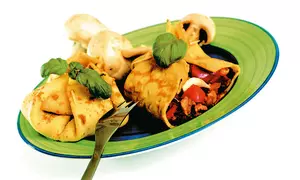 Clătite cu ciuperci