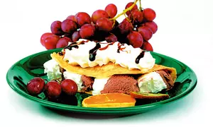 Clătite cu îngheţată