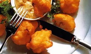 Conopidă pane cu sos de brânză