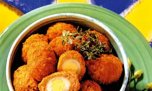 Crochete din carne cu ou