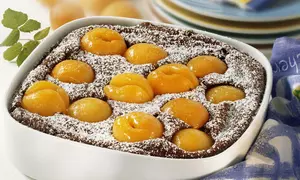 Budincă de griş cu caise