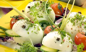 Ouă broscuţe cu sos tartar