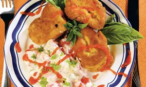 Rulouri cu şuncă şi caşcaval