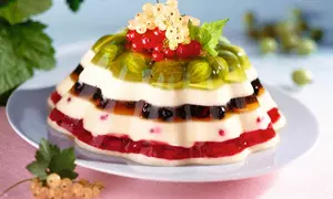 Pudding cu fructe de pădure