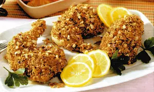 Pulpe de pui cu înveliş crocant