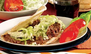 Lipie cu carne de vită