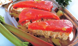 Plăcintă cu rubarbă