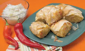 Miniştrudel cu varză