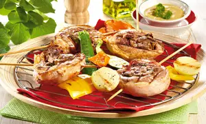 Mix-grill din pui şi legume