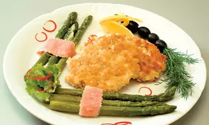 Creier pané à la grec