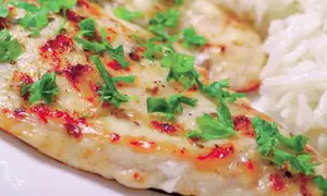 Pui la grătar cu orez