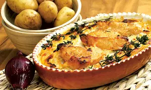 Budincă cu piept de pui