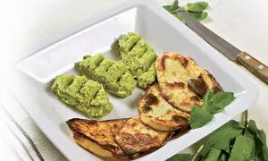 Pastă de mazăre cu mentă