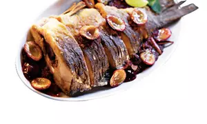 Crap umplut cu prune