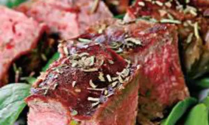 Pulpă de vițel cu spanac