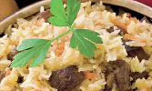 Orez cu carne de vițel