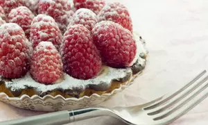 Desert: Tartă cu zmeură