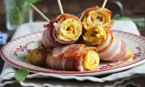 Rulouri cu bacon la grătar