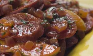 Carne de porc cu linte