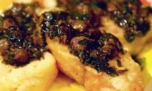 Cod alb cu sos meuniere