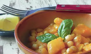 Mâncare de năut cu dovleac