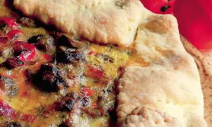 Tartă cu ciuperci şi ficat