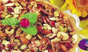 Plăcintă cu fructe uscate