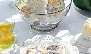 Prajitura cu fulgi de cocos