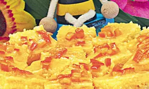 Prăjitură cu portocale confiate