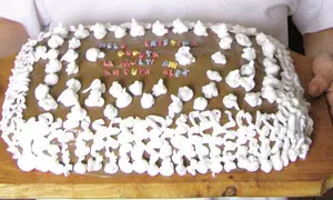 Tort cu cremă de cafea solubilă