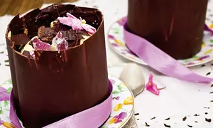 Parfait de ciocolată şi cafea