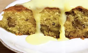 Prăjitură cu nuci şi portocale