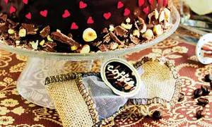 Tort cu spumă de ciocolată şi cafea