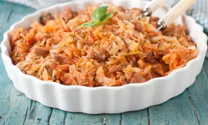 Varză la oala sub presiune