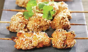 Frigărui de pui cu susan