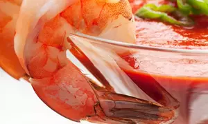 Cocktail de creveţi în stil caraibian