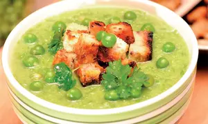 Supă de mazăre de post